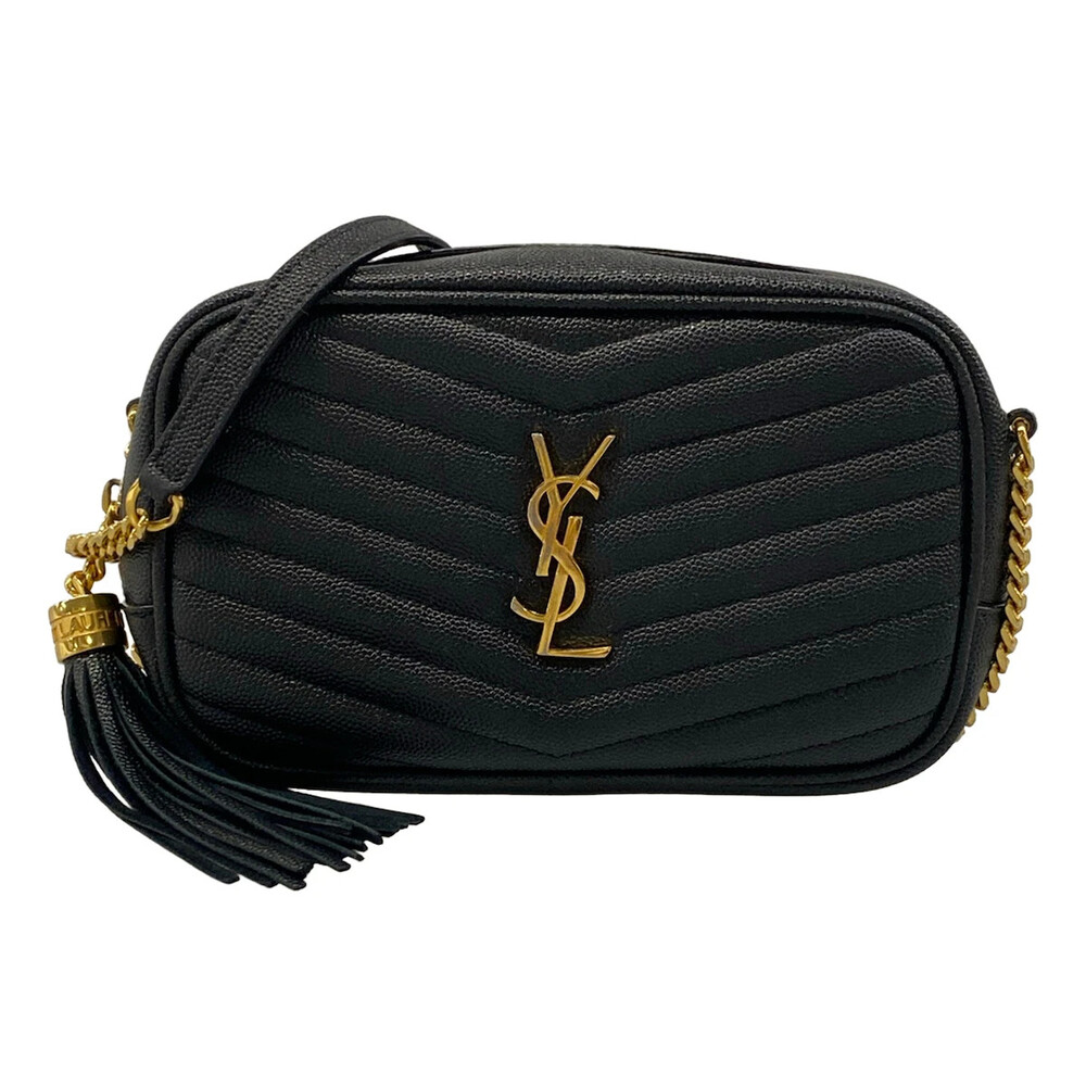 Saint Laurent Paris Lou Mini Bag Black #310163S14B